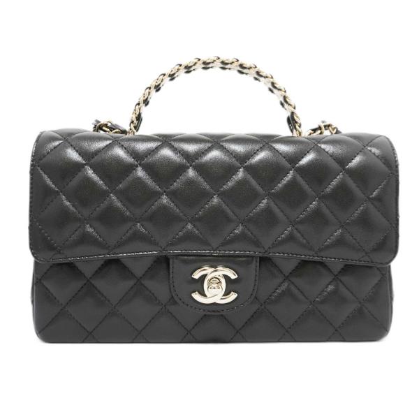 CHANEL ブラック ハンドバッグ 楽天市場】【未使用品】 シャネル 2WAYバッグ チェーンクラッチ