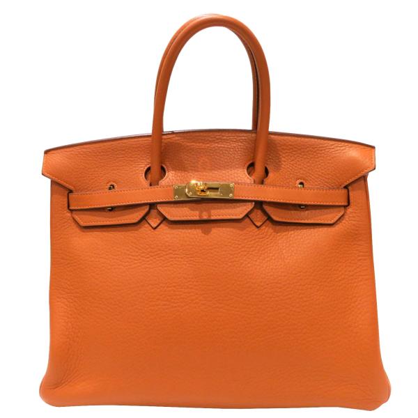 Birkin HERMES (エルメス) バーキン35 ハンドバッグ オレンジ