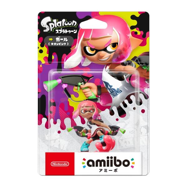 Nintendo Switch - amiibo ガール　ネオンピンク（スプラトゥーンシリーズ） Amazon.co.jp: amiibo ガール【ネオンピンク】 (スプラトゥーン
