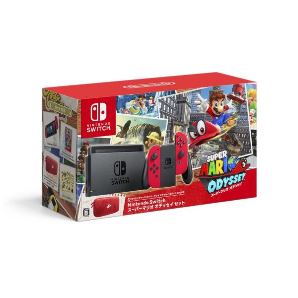 Switch 本体　スーパーマリオ オデッセイ 即納 新品 NSW スーパーマリオ オデッセイセット(本体) : クラックス