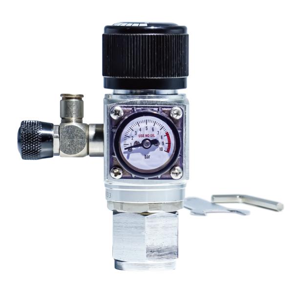 CO2レギュレーター S-1GR03A / 減圧可変式 作用圧力0-0.7MPa 低 CO2レギュレーター S-1GR03A / 減圧可変式 作用圧力0-0.7MPa 低