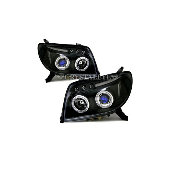 210 215系 ハイラックスサーフ CCFLイカリングヘッドライト ブラック
