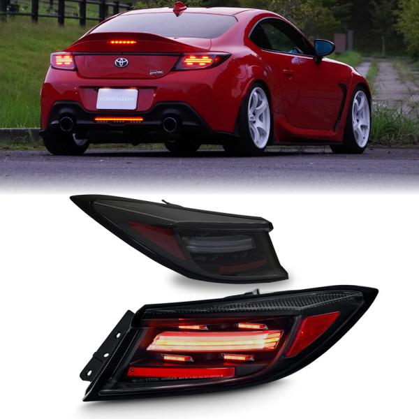 お値下げ可能！【未使用】GR86 テールランプ クリスタルアイ スモークタイプ ZN8 GR86 ZD8 BRZ ファイバーLEDテールランプ クリスタルアイ
