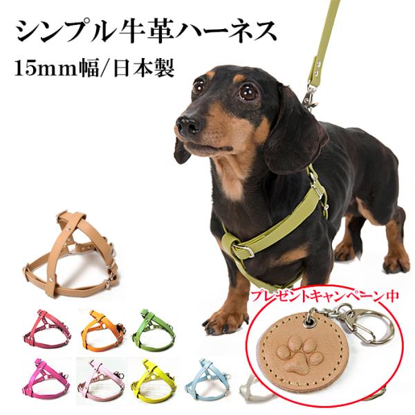 ハーネス 犬 おしゃれ 安全帯 小型犬 中型犬 シンプル革ハーネス１５mm幅ｍサイズ Buyee Servis Zakupok Tretim Licom Buyee Pokupajte Iz Yaponii