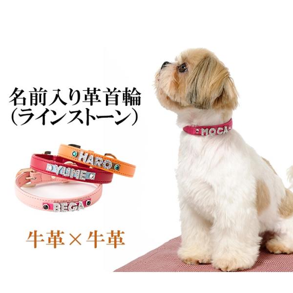 犬首輪名前入りおしゃれ革小型犬中型犬犬首輪犬の首輪ラインストーン Buyee Buyee 提供一站式最全面最專業現地yahoo Japan拍賣代bid代拍代購服務
