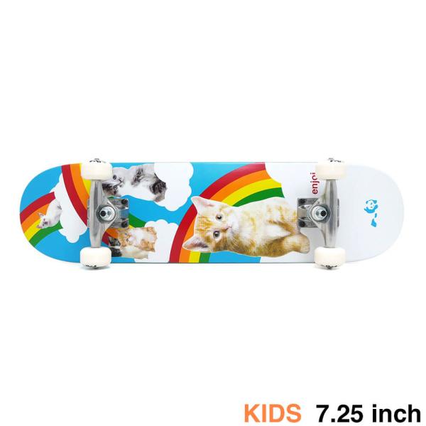 防水ケース付き ENJOI エンジョイ コンプリートセット スケートボード完成品（子供用） KITTEN DREAMS 7.25 スケートボード スケボー