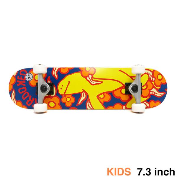 防水ケース付き KROOKED クルキッド コンプリートセット スケートボード完成品（子供用） SHMOO VIBES 7.3 スケートボード スケボー