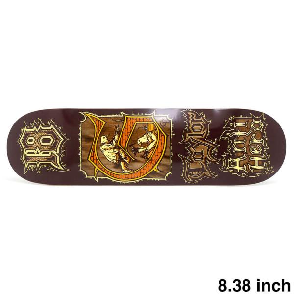 ANTIHERO DECK アンチヒーロー デッキ GRANT TAYLOR MEDIEVAL BROWN STAIN 8.38 スケートボード スケボー