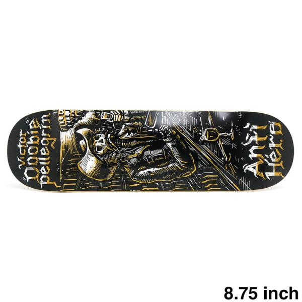 ANTIHERO DOOBIE スケートボードデッキ 8.75インチ Anti Hero Doobie Anti Intelligence Skateboard Deck 8.75