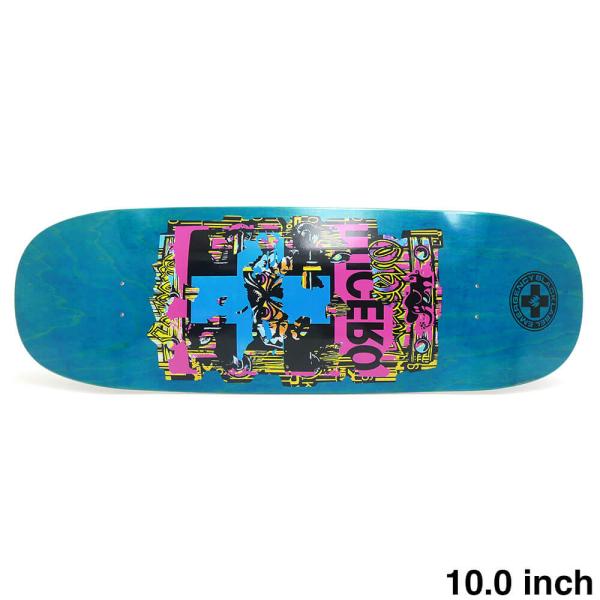 BLACK LABEL DECK ブラックレーベル デッキ JOHN LUCERO MASH UP EMERALD STAIN 10.0 JUMBOTRON SHAPE スケートボード スケボー