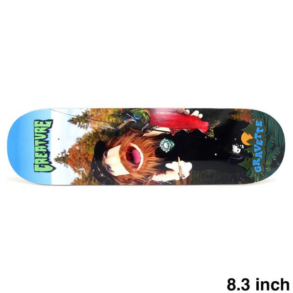 新品未使用 Creature Gravette Deck デッキ 8.1 CREATURE DECK クリーチャー デッキ DAVID GRAVETTE FUZZY FIENDS 8.3