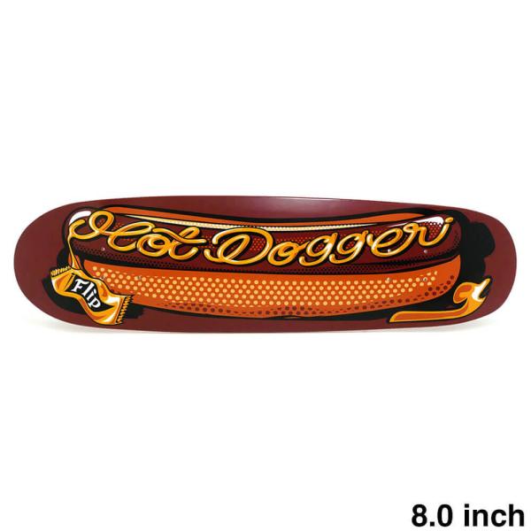 【未使用】 FLIP DECK TEAM HOTDOGGER 8.0 FLIP DECK フリップ デッキ TEAM HOTDOGGER 8.0 スケートボード