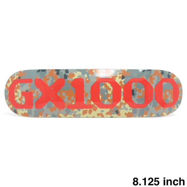 GX1000 DECK ジーエックス1000 デッキ TEAM OG LOGO CAMO RED 8.125