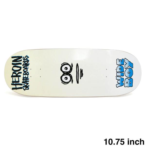 HEROIN DECK ヘロイン デッキ TEAM WIDE BOY FACE 10.75 スケートボード スケボー