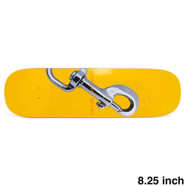 JACUZZI DECK ジャグジー デッキ TEAM CARABINER YELLOW 8.25 JET SKI CLASS EPOXY 7 スケートボード スケボー