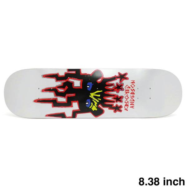 KROOKED DECK クルキッド デッキ MIKE ANDERSON SKULL KING 8.38 スケートボード スケボー