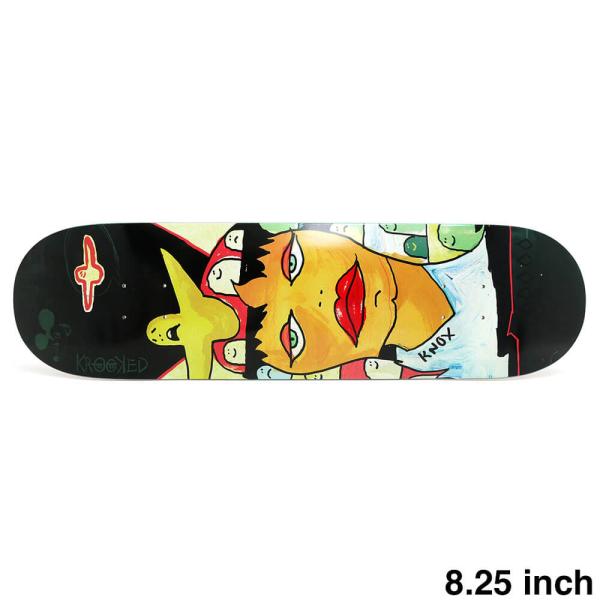 KROOKED DECK クルキッド デッキ TOM KNOX THREE STAR 8.25 スケート