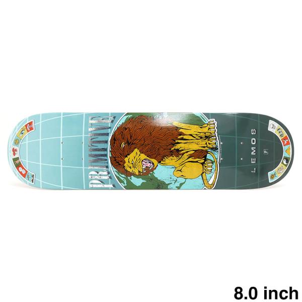 Primitive Lemos Deck デッキテープ付 8.0 × 31.75 Primitive Lemos Legend 8.0 Skateboard Deck | Zumiez