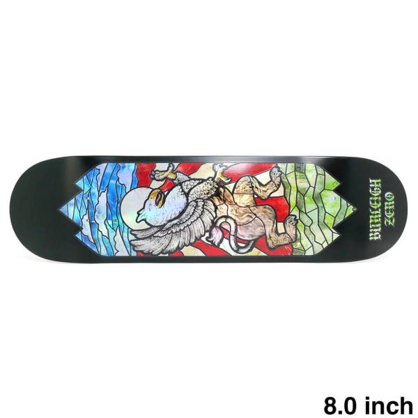 ZERO BURLEIGH STAINED GLASS 8.0 スケボー 板 Zero Burleigh Stained Glass Deck 8.5 x 32.3 | Skate Warehouse