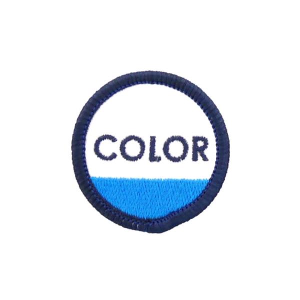 COLOR COMMUNICATIONS PATCH J[R~jP[VY by CIRCLE INK BLUE XP[g{[h XP{[