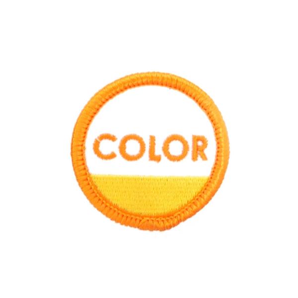COLOR COMMUNICATIONS PATCH J[R~jP[VY by CIRCLE INK YELLOW XP[g{[h XP{[