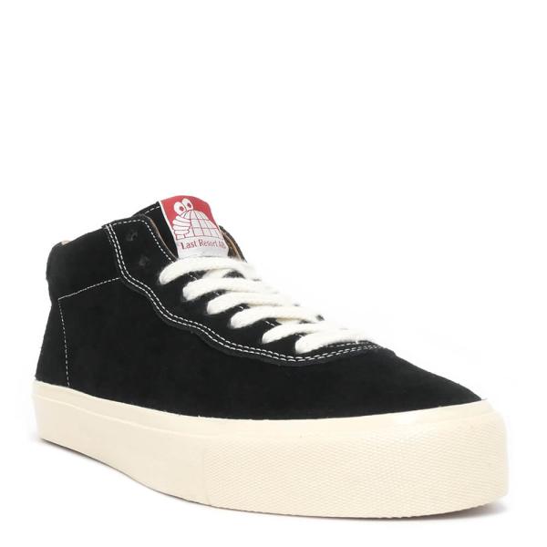 LAST RESORT AB SHOES ラストリゾートエービー シューズ スニーカー VM001 SUEDE MID BLACK/WHITE スケートボード スケボー