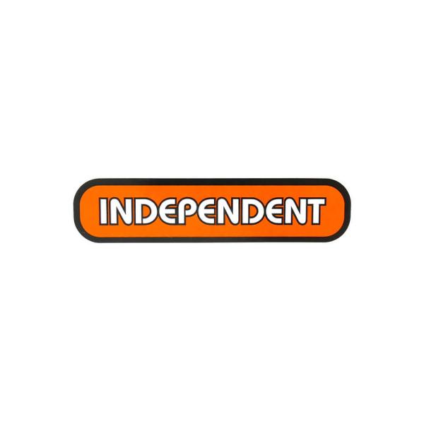 INDEPENDENT STICKER �C���f�B�y���f���g �X�e�b�J�[ BC GROUNDWORK ORANGE �X�P�[�g�{�[�h �X�P�{�[