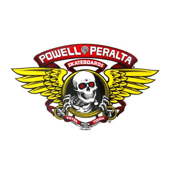 POWELL PERALTA 1989 WORLD TOUR ステッカー 80's POWELL PERALTA ''BONES BRIGADE WORLD TOUR 1989'' 両面袖