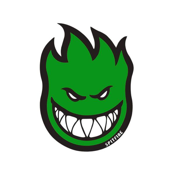 SPITFIRE STICKER �X�s�b�g�t�@�C���[ �X�e�b�J�[ FIREBALL MEDIUM GREEN �X�P�[�g�{�[�h �X�P�{�[