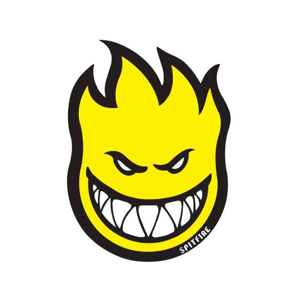 SPITFIRE STICKER Xsbgt@C[ XebJ[ FIREBALL MEDIUM YELLOW XP[g{[h XP{[