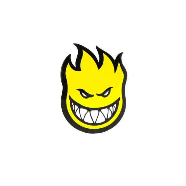 SPITFIRE STICKER Xsbgt@C[ XebJ[ FIREBALL MINI YELLOW XP[g{[h XP{[