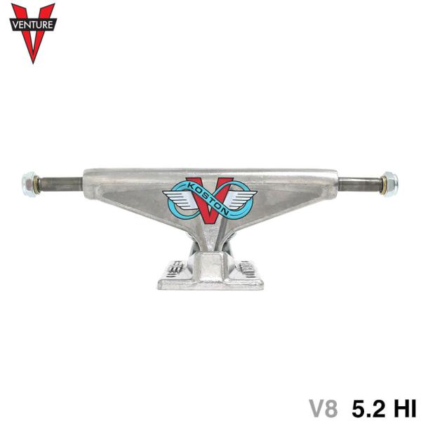 VENTURE TRUCK ベンチャー トラック V8 ERIC KOSTON 5.2 HI シルバー