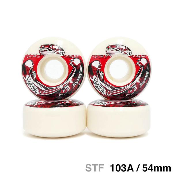BONES 54mm STF 103A スケートボードウィール ボンズ BONES WHEEL ボーンズ ウィール STF V3（SLIMS）103A
