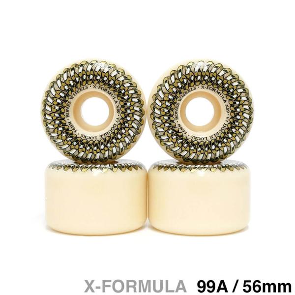 スケートボード Bones X-formula Double Locks 56mm BONES X-FORMULA DOUBLE LOCKS V7 56mm 99A【 ボーンズ X フォーミュラ