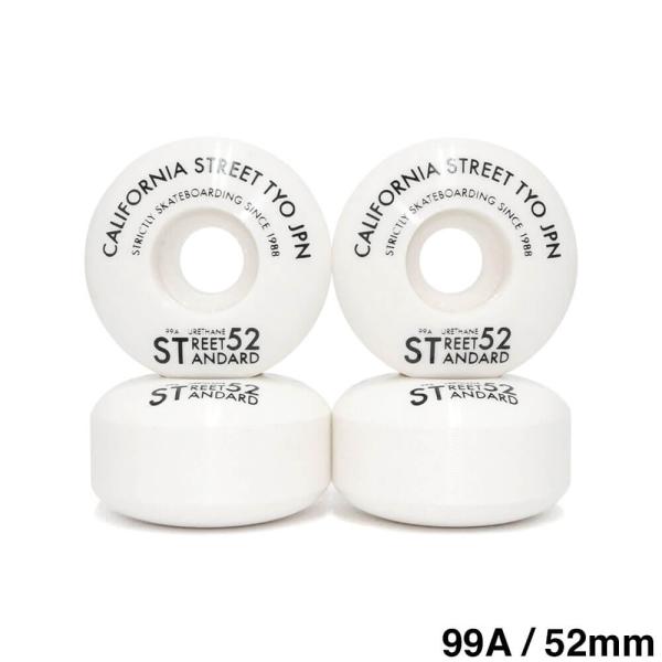 CALIFORNIA STREET WHEEL カリフォルニアストリート ウィール STREET STANDARD（99A）52mm スケートボード スケボー