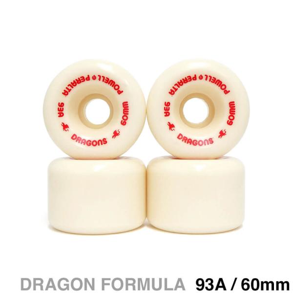 Powell Peralta Dragonsパウエルウィール 60mm 93A Powell Peralta Dragon Formula Rat Bones 93A 60mm Wheels