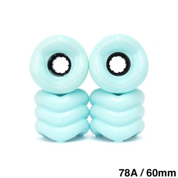 01☆新品☆ シャークウィール 60mm 78a ブラック/ブルー スワール 01☆新品☆ シャークウィール 60mm 78a ブラック/ブルー スワール