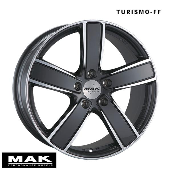 20インチ 5H130 9J 9J+50 5穴 ホイール 【4本セット 新品】  TURISMO-FF 送料無料 マック