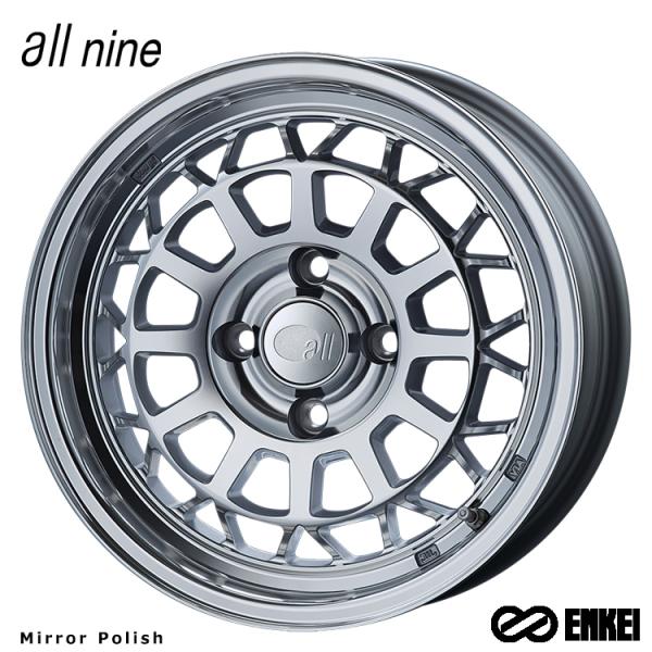ENKEI（エンケイ） 15インチ 4H100 6J 6J+35 4穴 ホイール 【1本単品