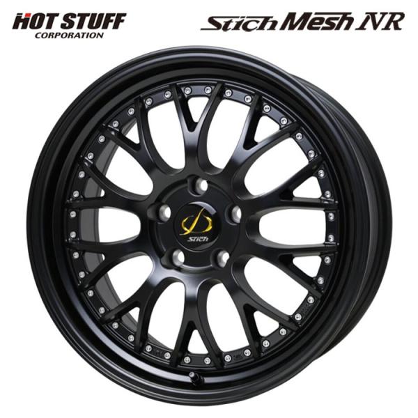 18インチ 5H114.3 8J 8J+42 5穴 ホイール 【2本セット 新品】  Stich Mesh NR 送料無料 ホットスタッフ