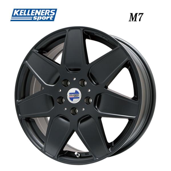 17インチ 5H112 7J 7J+54 5穴 ホイール 【1本単品 新品】 マットブラック M7 送料無料 ケレナーズ