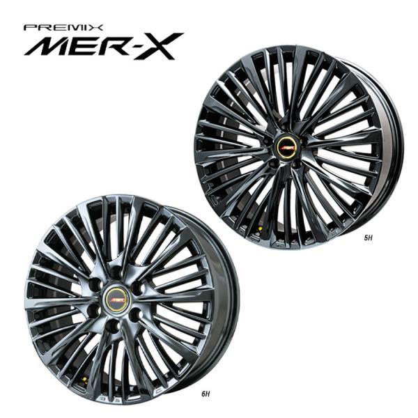20インチ 5H114.3 8.5J 8.5J+52 5穴 ホイール 【1本単品 新品】 BMC MER-X 送料無料 プレミックス