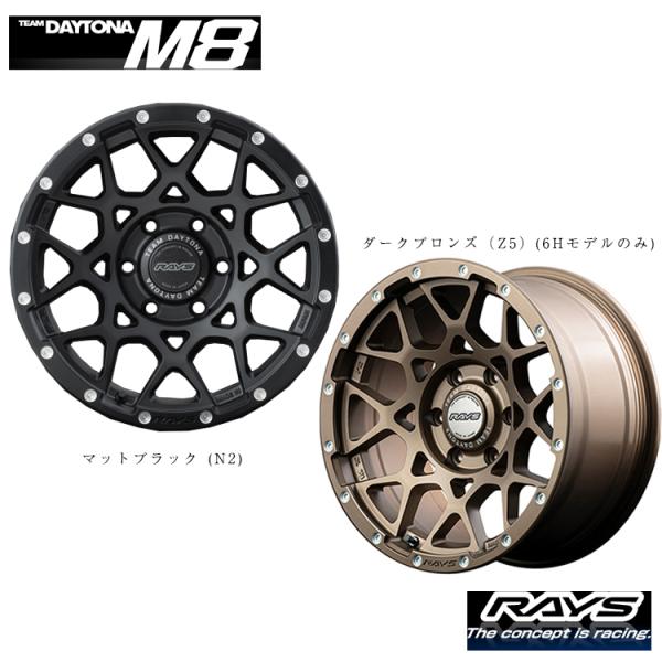レイズ　DAYTONA M8 20X9J IN18 139.7-6H 1枚 レイズ DAYTONA M8 20X9J IN18 139.7-6H 1枚 RAYS TEAM DAYTONA