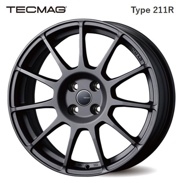 16インチ 4H98 6.5J 6.5J+35 4穴 ホイール 【4本セット 新品】  TECMAG Type 211R ティー・エー・エス