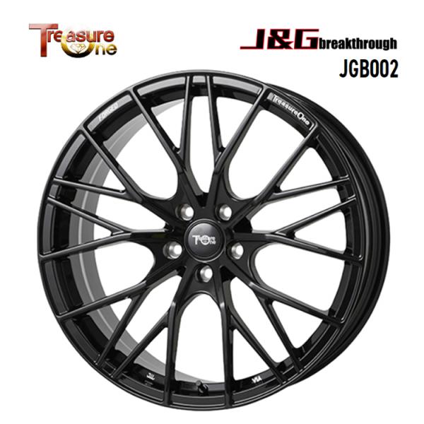 20インチ 5H130 9J 9J+50 5穴 ホイール 【1本単品 新品】 ブラック J&amp;G breakthrough JGB002 送料無料