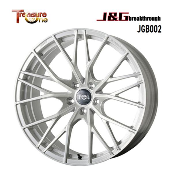 20インチ 5H130 9J 9J+50 5穴 ホイール 【1本単品 新品】 ブラッシュド J&amp;G breakthrough JGB002 送料