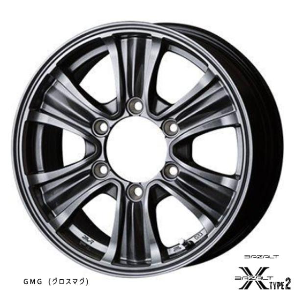 18インチ 5H150 8J 8J+50 5穴 ホイール 【4本セット 新品】 BAZALT-X