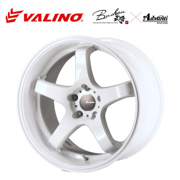 Valino 18インチ9.5j +12 VALINO 送料無料 ヴァリノ GV117D Bushou 武将xAdvanti Racing
