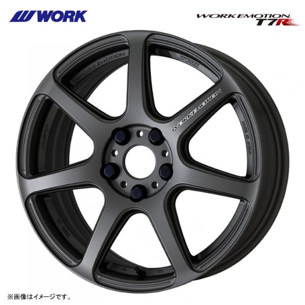 16インチ 4H100 6.5J 6.5J+48 4穴 ホイール 【1本単品 新品】 マットカーボン WORK EMOTION T7R 送料無料 ワーク