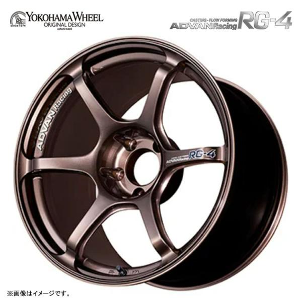 18インチ 5H114.3 8.5J 8.5J+50 5穴 ホイール 【1本単品 新品】 レーシングコッパーブロンズ（RCB） ADVAN Racing RG-